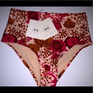 NWT Carolina K High Nina Bikini Bottoms Size Small